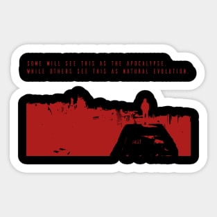 Some will see this as the Apocalypse Sticker